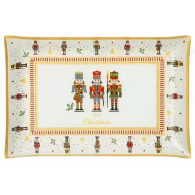 Блюдо для сервировки Рождественская сказка 30х20см 198-341