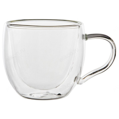 Чашка стекло двойная 2шт LEONORD AROMA 150мл 008243-2