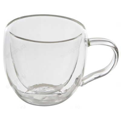 Чашка стекло двойная 2шт LEONORD AROMA 150мл 008243-3