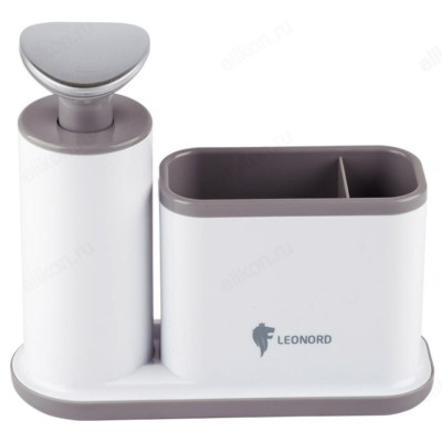 Диспенсер для моющего средства SAUBER Leonord 105845 с органайзером-1