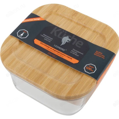 Контейнер стекло Leonord BAMBU 106021-2