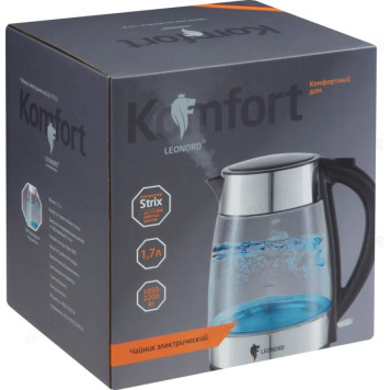 Чайник стеклянный LEONORD LE-1513 1,7л 107165-4