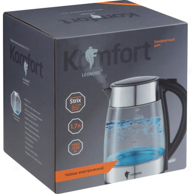 Чайник стеклянный LEONORD LE-1513 1,7л 107165-5