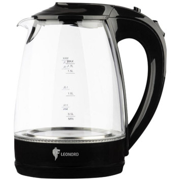 Чайник электрический LE-1514 черный LEONORD 107166-1