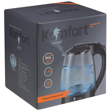 Чайник электрический LE-1514 черный LEONORD 107166-3