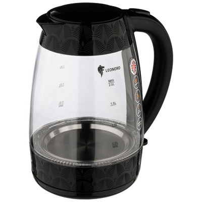 Чайник электрический LE-1519 черный LEONORD 107956-1