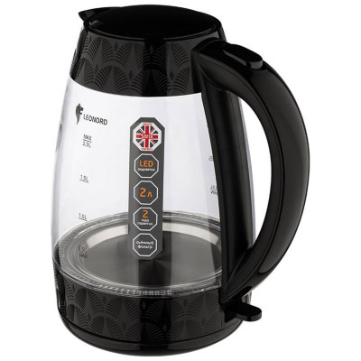Чайник электрический LE-1519 черный LEONORD 107956-3