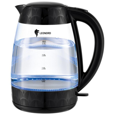 Чайник электрический LE-1519 черный LEONORD 107956