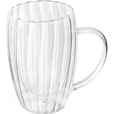 Кружка стекло двойная LEONORD AROMA RIVERA 350мл 108124