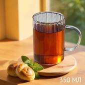 Кружка стекло двойная LEONORD AROMA RIVIERA 108962