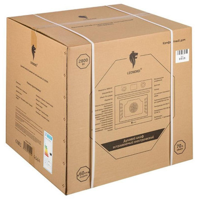 Духовой шкаф встраиваемый электрический LEO-60004S LEONORD 109594-4