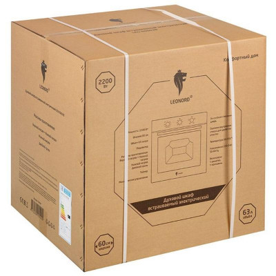 Духовой шкаф встраиваемый электрический LEO-60003B LEONORD 109597-5