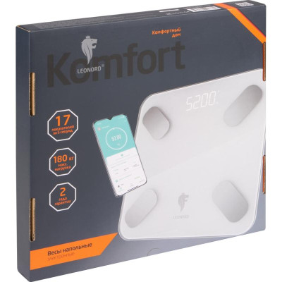 Весы напольные LEONORD LE-1275 Bluetooth (109931)-5