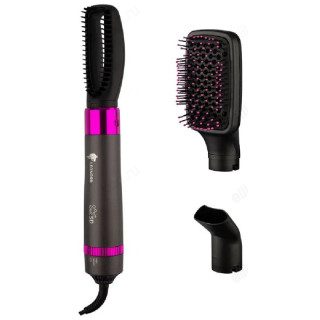 Фен-расческа Leonord LE-1211, черный/розовый, 1200 Вт