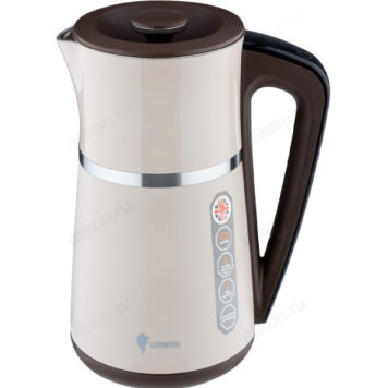 Чайник электрический Leonord LE-1512, бежевый, 1.7 л-2