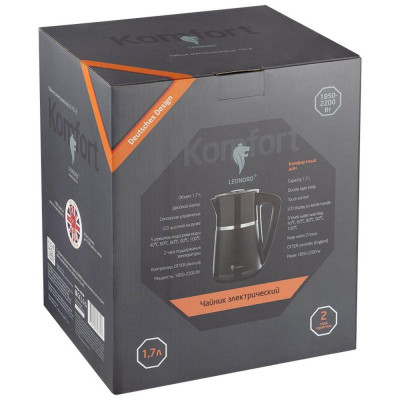 Чайник электрический LE-1512 черный (106188) LEONORD LE-1512Black-3