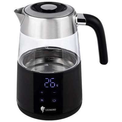 Чайник электрический черный (109685) LEONORD LE-1525-6