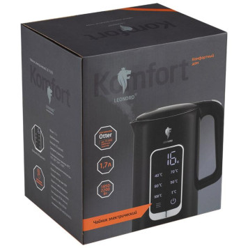 Чайник электрический LE-1533 черный (107827) LEONORD LE-1533Bl-2