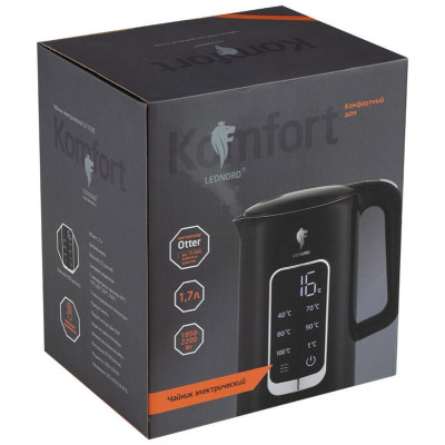 Чайник электрический LE-1533 черный (107827) LEONORD LE-1533Bl-2