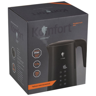 Чайник электрический LE-1535 черный (107830) LEONORD LE-1535Bl-2