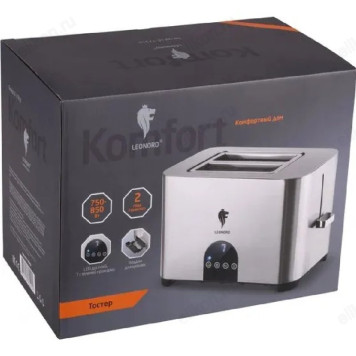 Тостер LEONORD LE-1731D 850Вт (106461) сталь-5