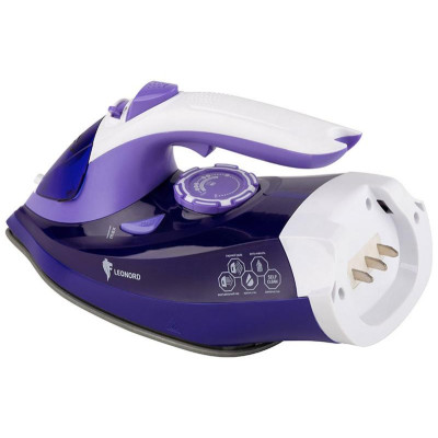 Утюг беспроводной LE-1807U фиолетовый (108250) LEONORD LE-1807Uфиолет-4