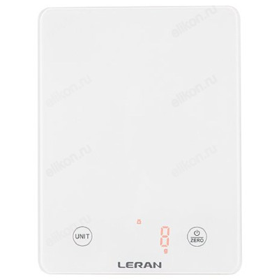 Весы кухонные LERAN EKS MARBLE LINE WHITE-3