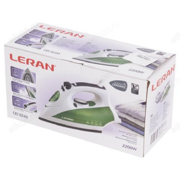 Утюг LERAN CEI-3220, 2200 Вт, керамика, зеленый / белый-8