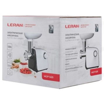 Мясорубка LERAN MGP 1420 1400Вт-2