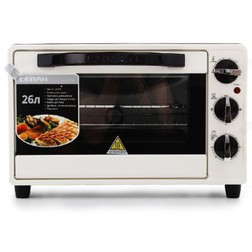 Жарочный шкаф Leran TO 2628 W, бежевый, 26 л, 1600 Вт
