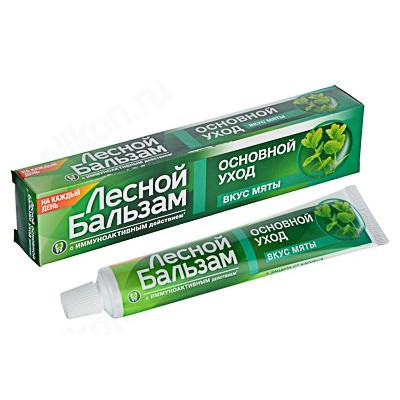 Паста зубная Лесной бальзам со вкусом мяты, 75мл
