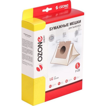 Пылесборник OZONE P-08 LG TB-36, бумажный-3