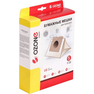Пылесборник OZONE P-08 LG TB-36, бумажный-3