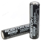 Аккумулятор 18650 2600 mAh 3.7V Li Robiton с защитой