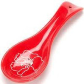 Подставка для ложки LR25836 Красный узор Подставка для ложки LR25836 Красный узор