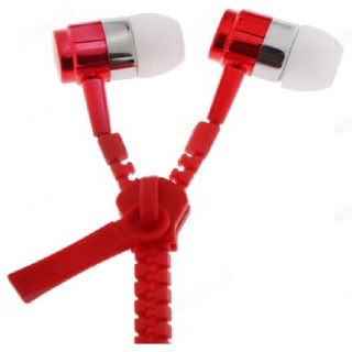 Наушники проводные Luazon Home VBT-1.10, красный