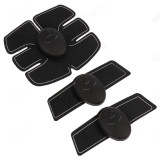 Массажер для пресса и рук LuazON LEM-37,3640409, 6 режимов, 3 пульта, чёрный