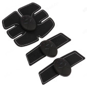 Массажер для пресса и рук LuazON LEM-37,3640409, 6 режимов, 3 пульта, чёрный