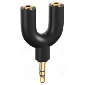 Переходник 3,5Дж-2*3,5Дж (шт/гн) LuazON, МИКС 4283718