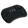 клавиатура беспроводная LuazON BKB-1.0, 4432434 для ТВ, ПК и моб. уст-в, черная