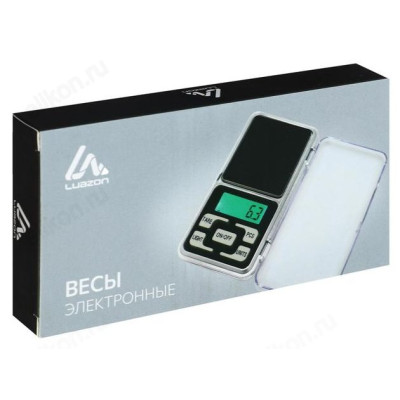 Весы ювелирные LuazON LVU-01 1146999,  до 500 г, серые-3