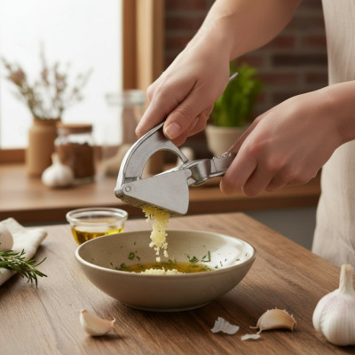 Пресс для чеснока+орехокол MALLONY 004490-1