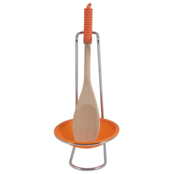 Подставка для ложки с деревянной ложкой в комплекте W3751A Рыжий кот MALLONY 004660