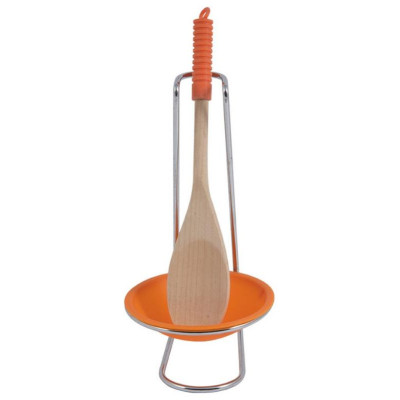 Подставка для ложки с деревянной ложкой в комплекте W3751A Рыжий кот MALLONY 004660