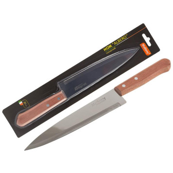 Нож с деревянной рукояткой ALBERO MAL-01AL поварской MALLONY 005165