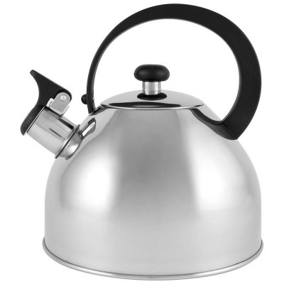 Чайник из нерж стали со свистком Opera (зеркальная полировка) 2.5л MALLONY 005178-2