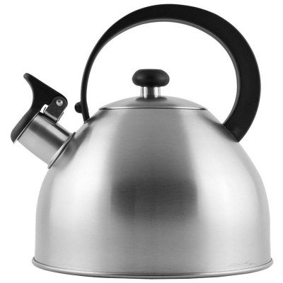 Чайник из нерж стали 2.5л со свистком 'Opera' (матовый) MALLONY 005179-2
