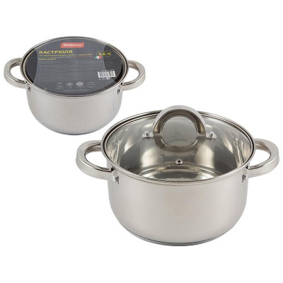Кастрюля из нерж.стали Mediano (3.6л) MALLONY 005444