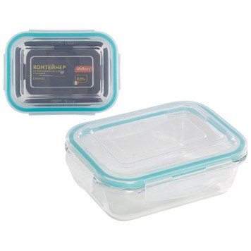 Контейнер из боросил. стекла DIAFANO с крышкой из пластика MALLONY 005471