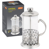 Чайник/кофейник (кофе-пресс) 'Rombo' 600ML MALLONY 005486 Чайник/кофейник (кофе-пресс) 'Rombo' 600ML MALLONY 005486